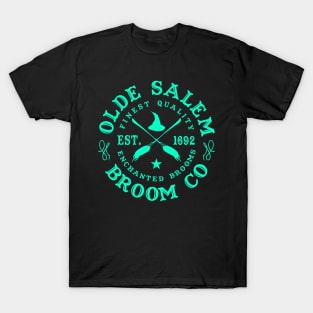 Wiccan Occult Witchcraft Salem Broom Company T-Shirt